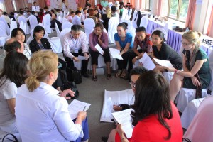 2012 Laos Participation of the delegates in the session "How to develop the Pro Bono culture in your organisation and your country including: - Presentation/demonstration on Pro Bono initiatives and collaborative partnerships - Means, methods and strategies - Developing and implementing Pro Bono initiatives and collaborative partnerships"