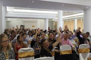 Participation of the delegates in the session "Identifying the legal needs and the challenges facing access to justice and legal aid in Asia and how pro bono might overcome these challenges."