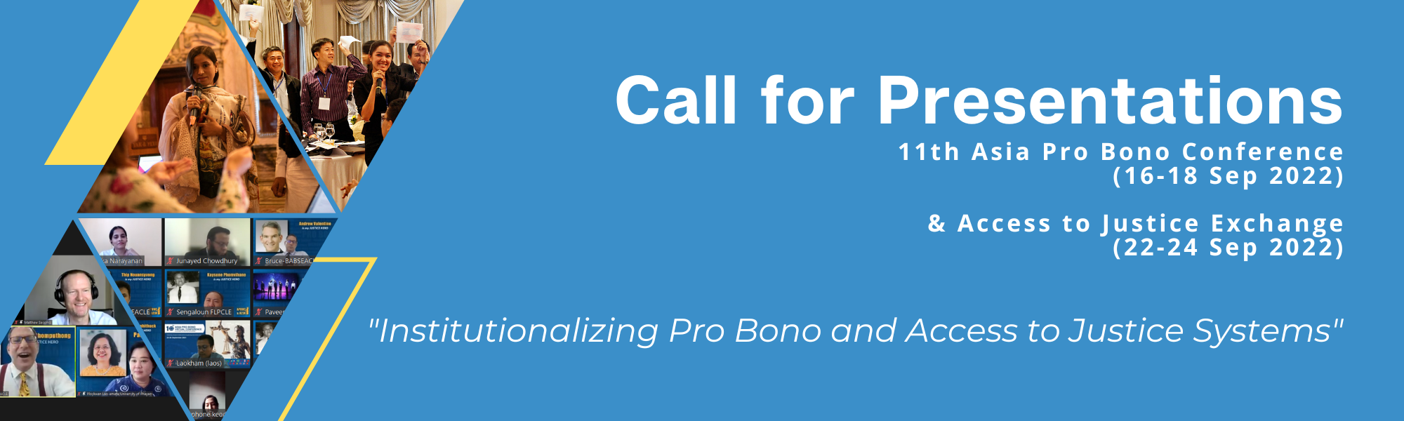 Call for Presenters - 11APBC&A2JX